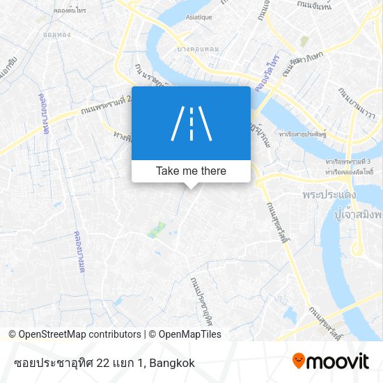 ซอยประชาอุทิศ 22 แยก 1 map