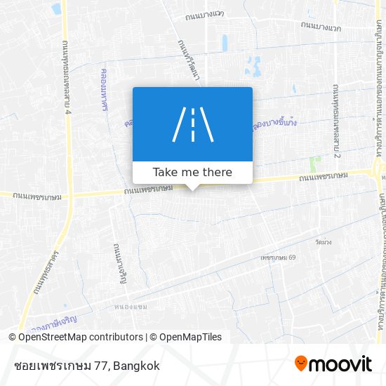 ซอยเพชรเกษม 77 map