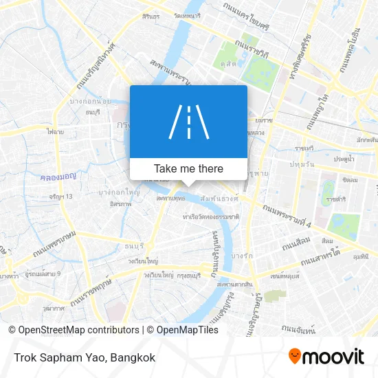 Trok Sapham Yao map