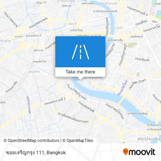 ซอยเจริญกรุง 111 map