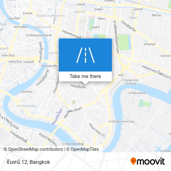 จันทน์ 12 map
