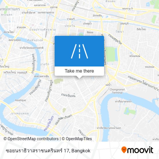 ซอยนราธิวาสราชนครินทร์ 17 map