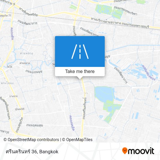 ศรีนครินทร์ 36 map
