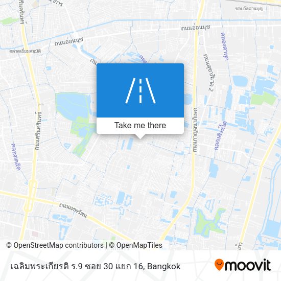 เฉลิมพระเกียรติ ร.9 ซอย 30 แยก 16 map