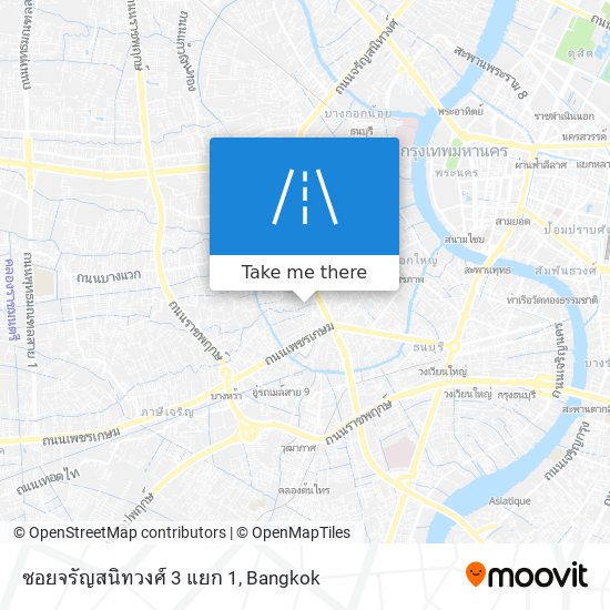 ซอยจรัญสนิทวงศ์ 3 แยก 1 map