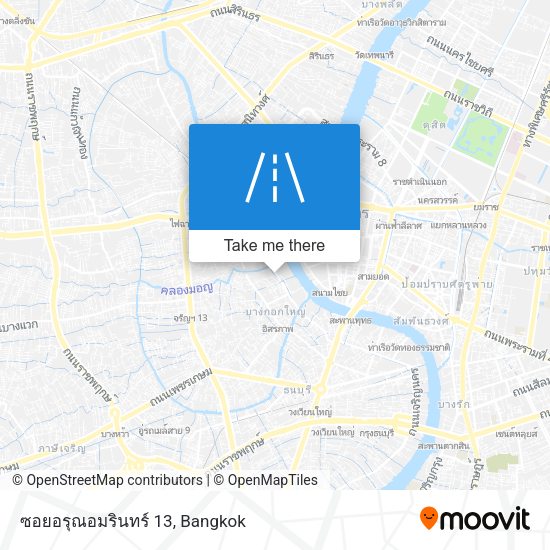 ซอยอรุณอมรินทร์ 13 map