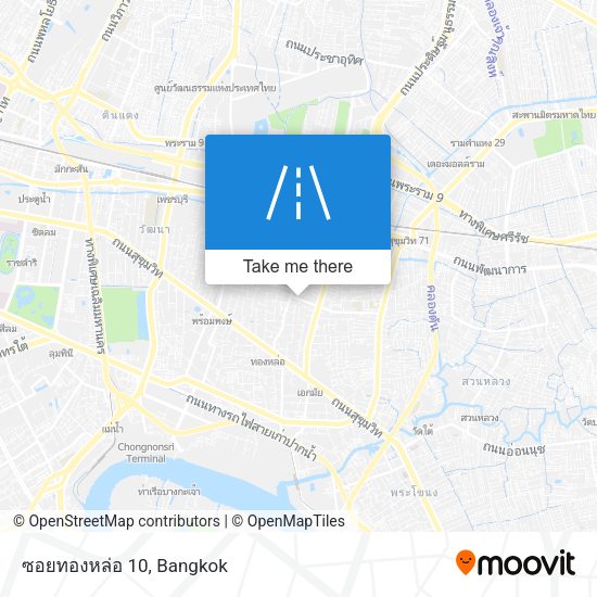 ซอยทองหล่อ 10 map