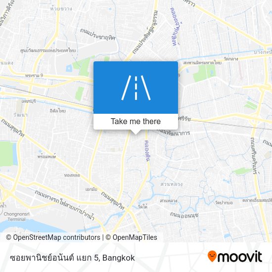 ซอยพานิชย์อนันต์ แยก 5 map