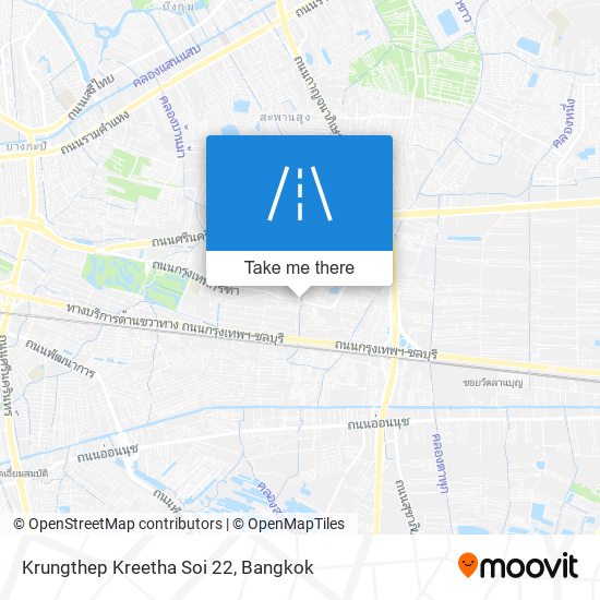 Krungthep Kreetha Soi 22 map