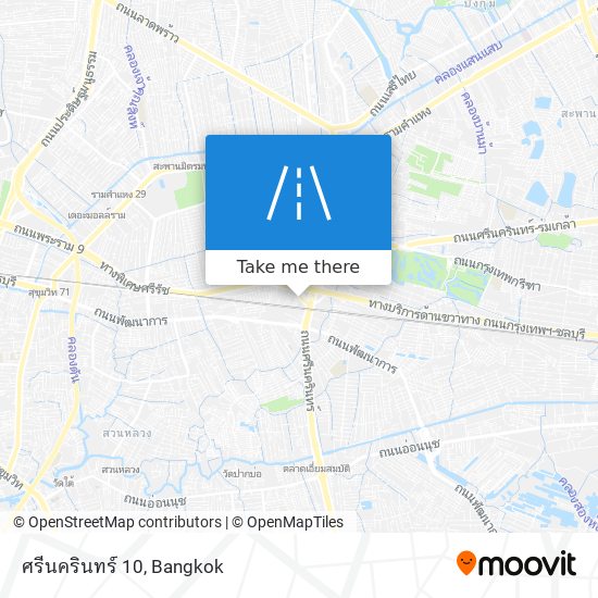 ศรีนครินทร์ 10 map