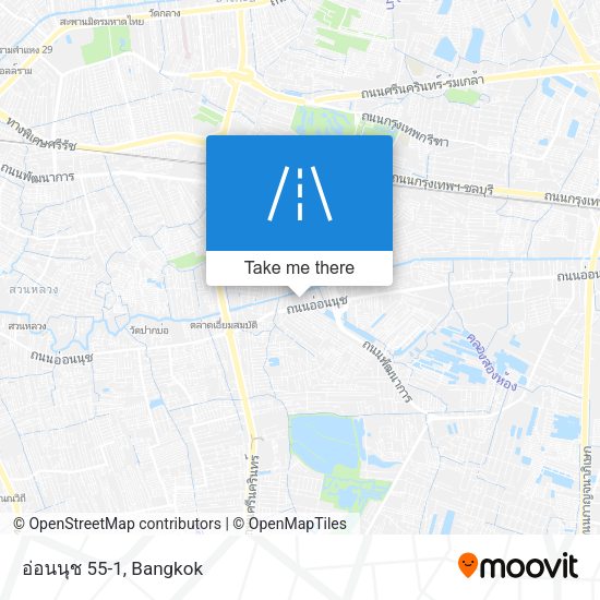 อ่อนนุช 55-1 map