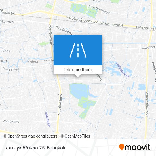 อ่อนนุช 66 แยก 25 map