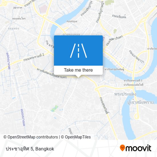 ประชาอุทิศ 5 map