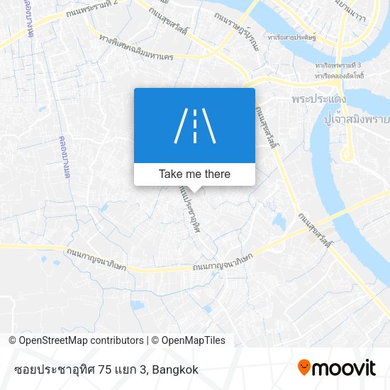 ซอยประชาอุทิศ 75 แยก 3 map