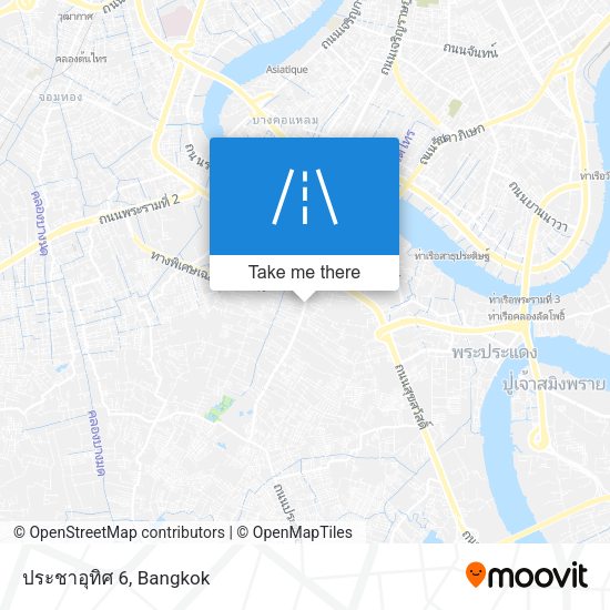 ประชาอุทิศ 6 map