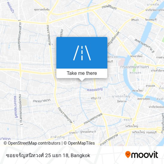 ซอยจรัญสนิทวงศ์ 25 แยก 18 map