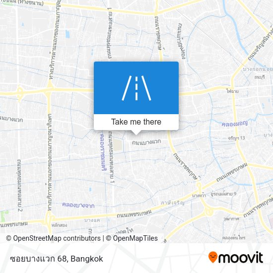 ซอยบางแวก 68 map