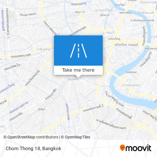 Chom Thong 18 map