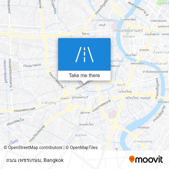 ถนน เพชรเกษม map