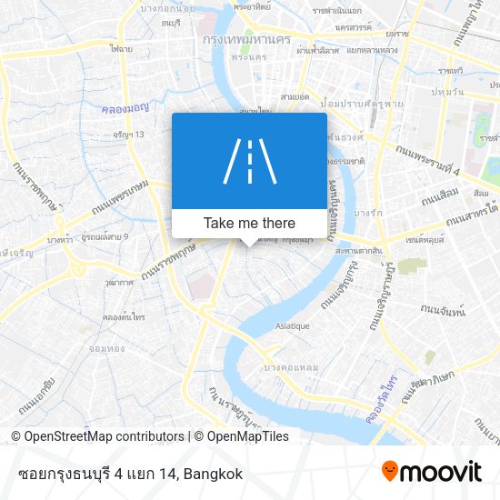 ซอยกรุงธนบุรี 4 แยก 14 map