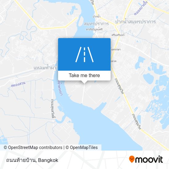 ถนนท้ายบ้าน map
