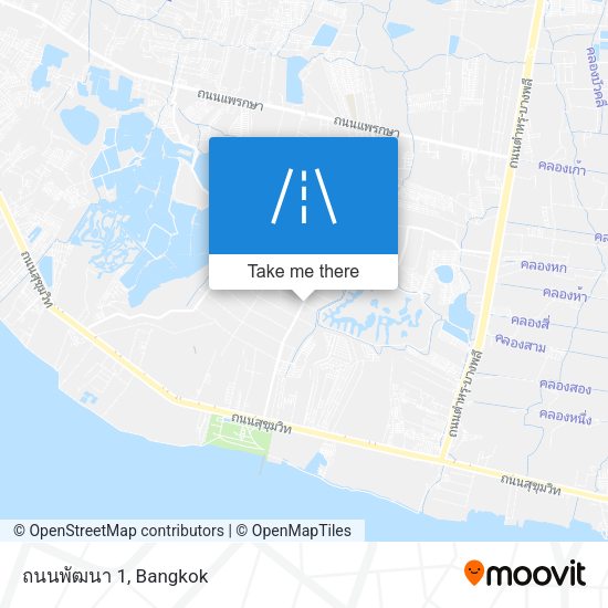 ถนนพัฒนา 1 map