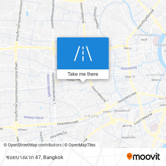 ซอยบางแวก 47 map