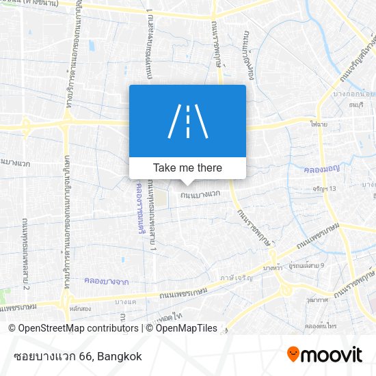 ซอยบางแวก 66 map