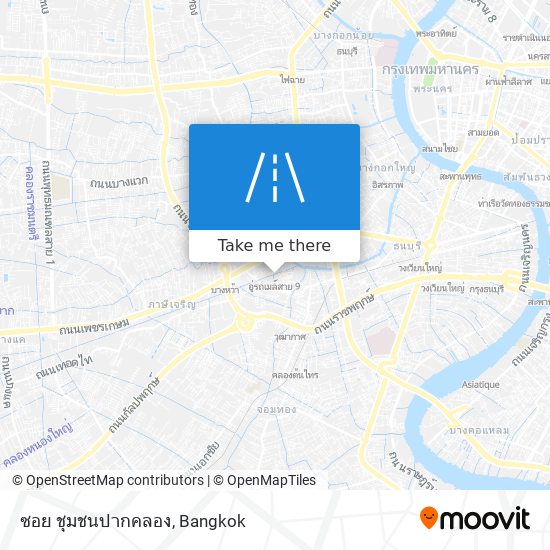 ซอย ชุมชนปากคลอง map