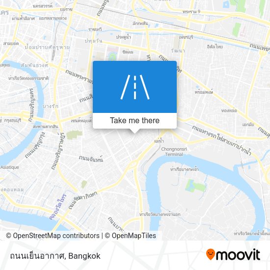 ถนนเย็นอากาศ map