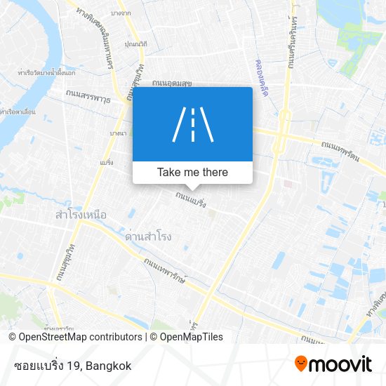 ซอยแบริ่ง 19 map