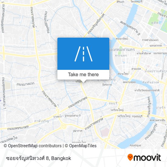 ซอยจรัญสนิทวงศ์ 8 map