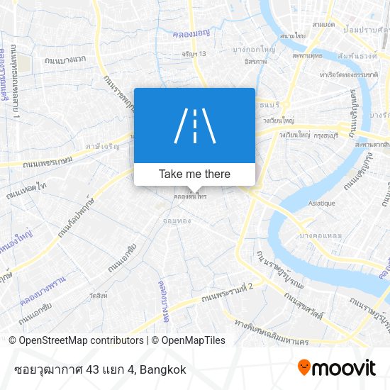 ซอยวุฒากาศ 43 แยก 4 map
