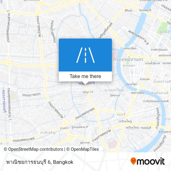 พาณิชยการธนบุรี 6 map