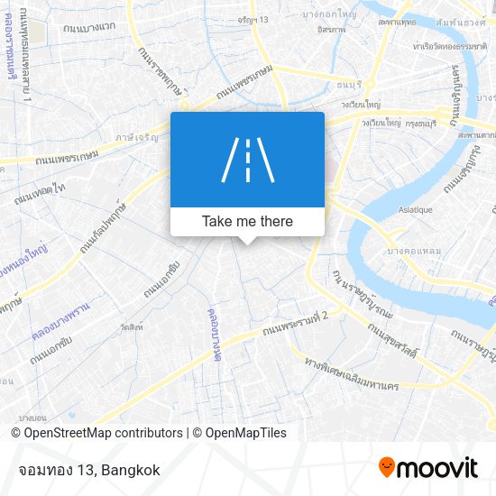 จอมทอง 13 map