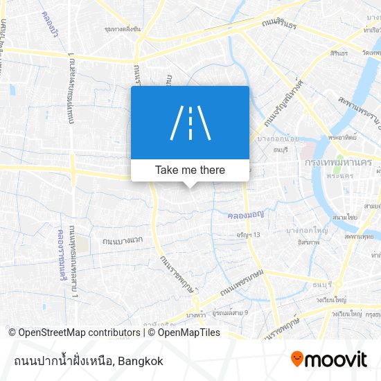 ถนนปากน้ำฝั่งเหนือ map