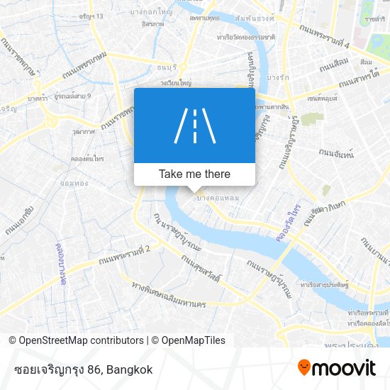 ซอยเจริญกรุง 86 map