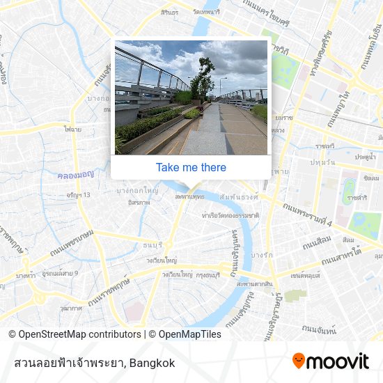 สวนลอยฟ้าเจ้าพระยา map