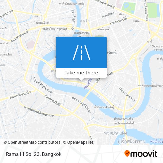 Rama III Soi 23 map