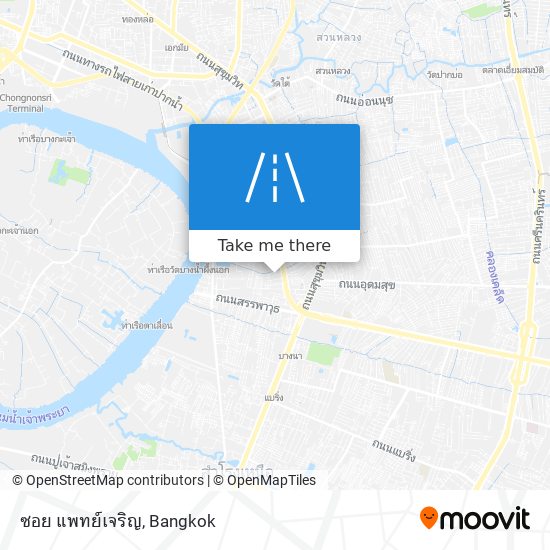 ซอย แพทย์เจริญ map