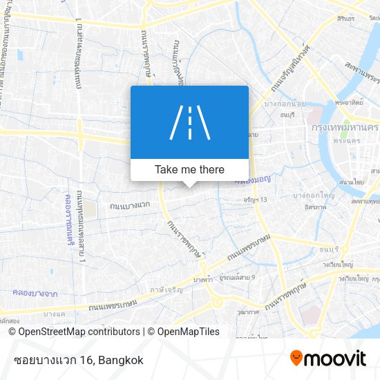 ซอยบางแวก 16 map