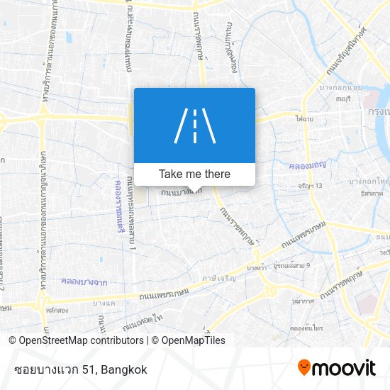 ซอยบางแวก 51 map