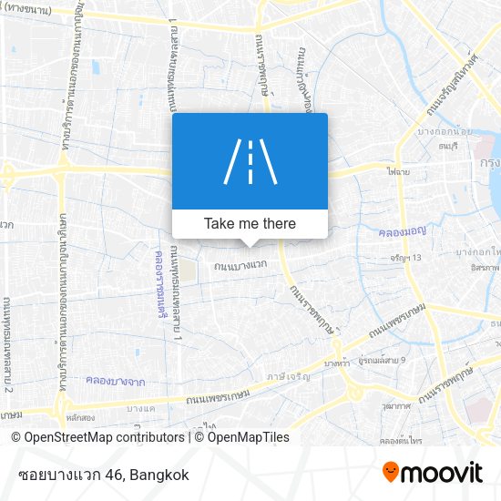 ซอยบางแวก 46 map
