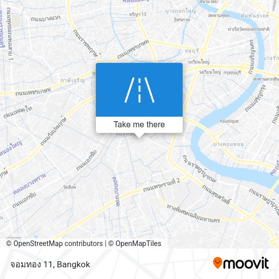 จอมทอง 11 map