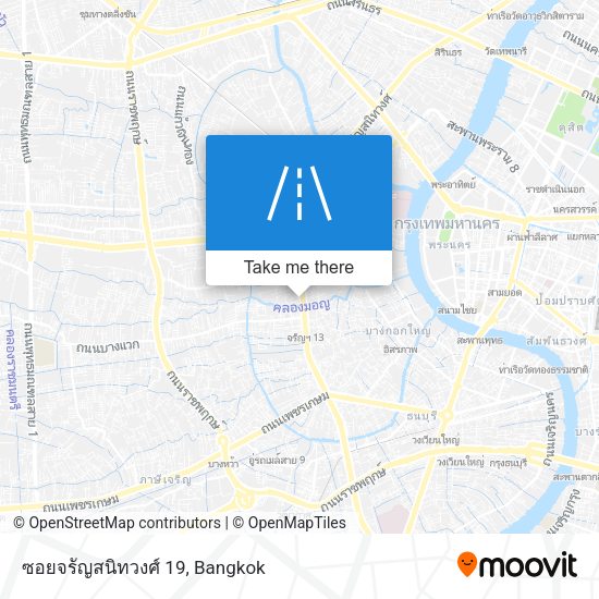 ซอยจรัญสนิทวงศ์ 19 map