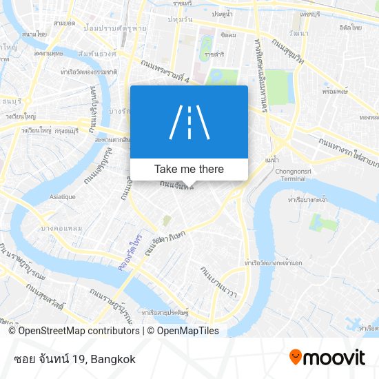 ซอย จันทน์ 19 map
