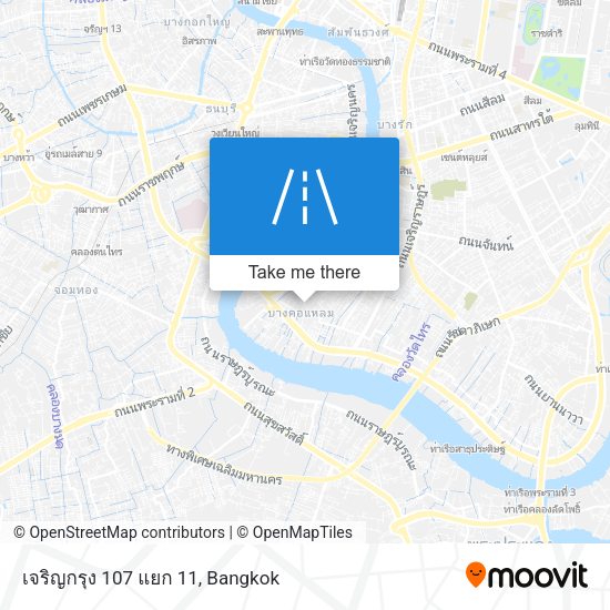 เจริญกรุง 107 แยก 11 map