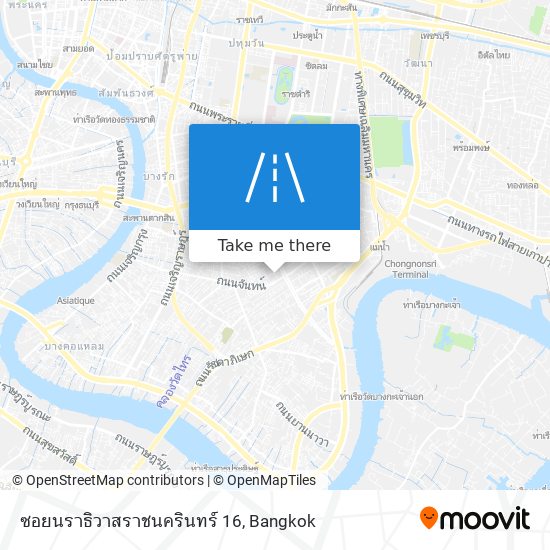 ซอยนราธิวาสราชนครินทร์ 16 map