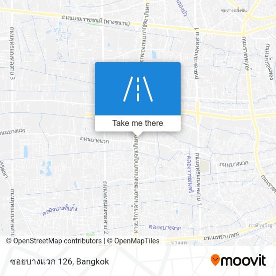 ซอยบางแวก 126 map