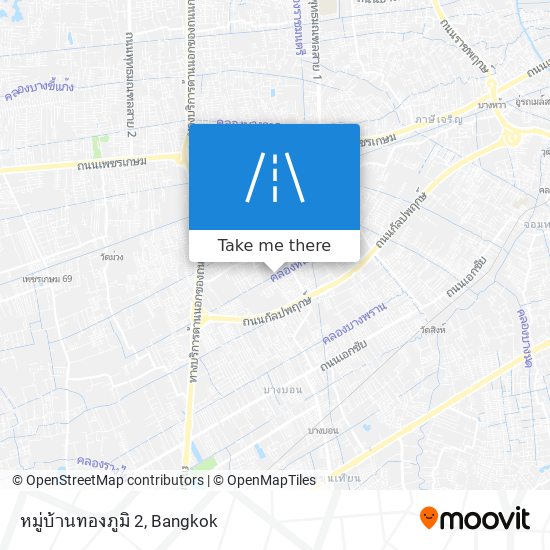 หมู่บ้านทองภูมิ 2 map